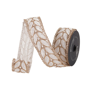 Buy white LAUREL LEAF LACE (IN STOCK)