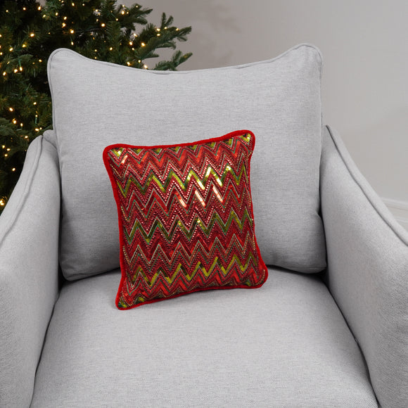 FESTIVE STRIPES PILLOW (PREORDER)
