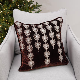 Buy chocolate DIAMOND DESCENT PILLOW (PREORDER)