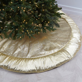 Buy gold METALLIC DUPION TREE SKIRT (PREORDER)