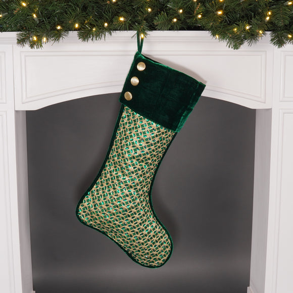 FLORAL GEM STOCKING (PREORDER)