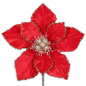 TINSEL POINSETTIA (IN STOCK)