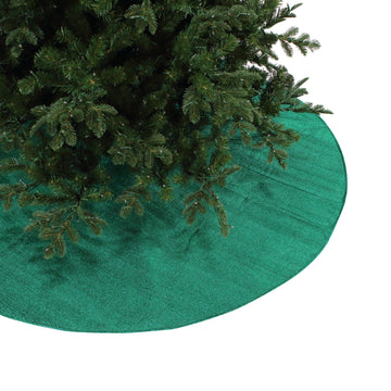 Buy emerald PLEATED METALLIC TREE SKIRT (IN STOCK)