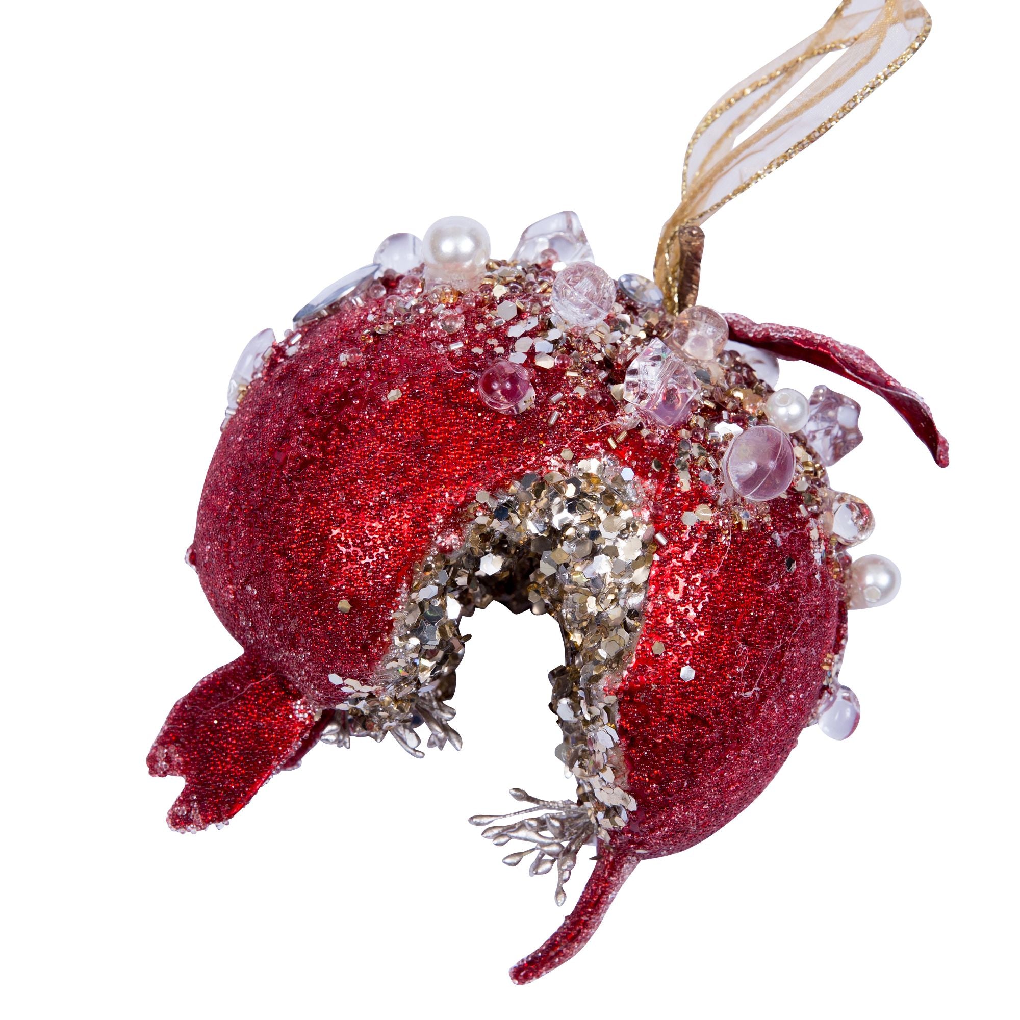 BEADED BEJEWELED POMEGRANATE (PREORDER)