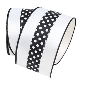 Buy white-and-black POLKA DOT TRIM (PREORDER)