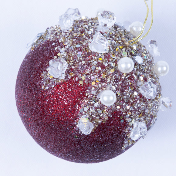 BEADED BEJEWELED BALL (IN STOCK)