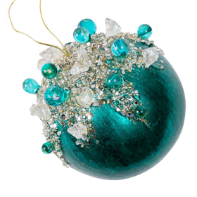 Buy teal CRYSTAL BEJEWELED BALL (IN STOCK)
