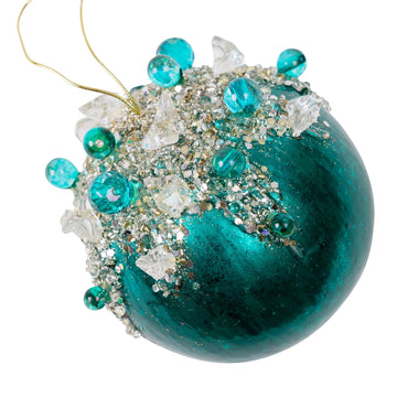 Buy teal CRYSTAL BEJEWELED BALL (IN STOCK)