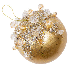 Buy gold CRYSTAL BEJEWELED BALL (PREORDER)