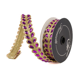 Buy purple CRYSTAL PEARS (IN STOCK)