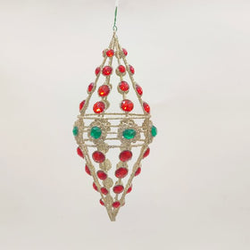 Buy red-and-emerald CRYSTAL FINIAL (PREORDER)