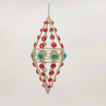 Buy red-and-emerald CRYSTAL FINIAL (PREORDER)