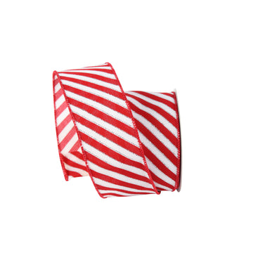 Buy red-and-white LINEN STRIPES (IN STOCK)