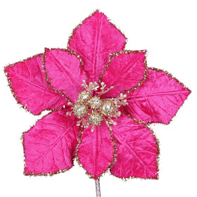 Buy hot-pink-gold TINSEL POINSETTIA (IN STOCK)