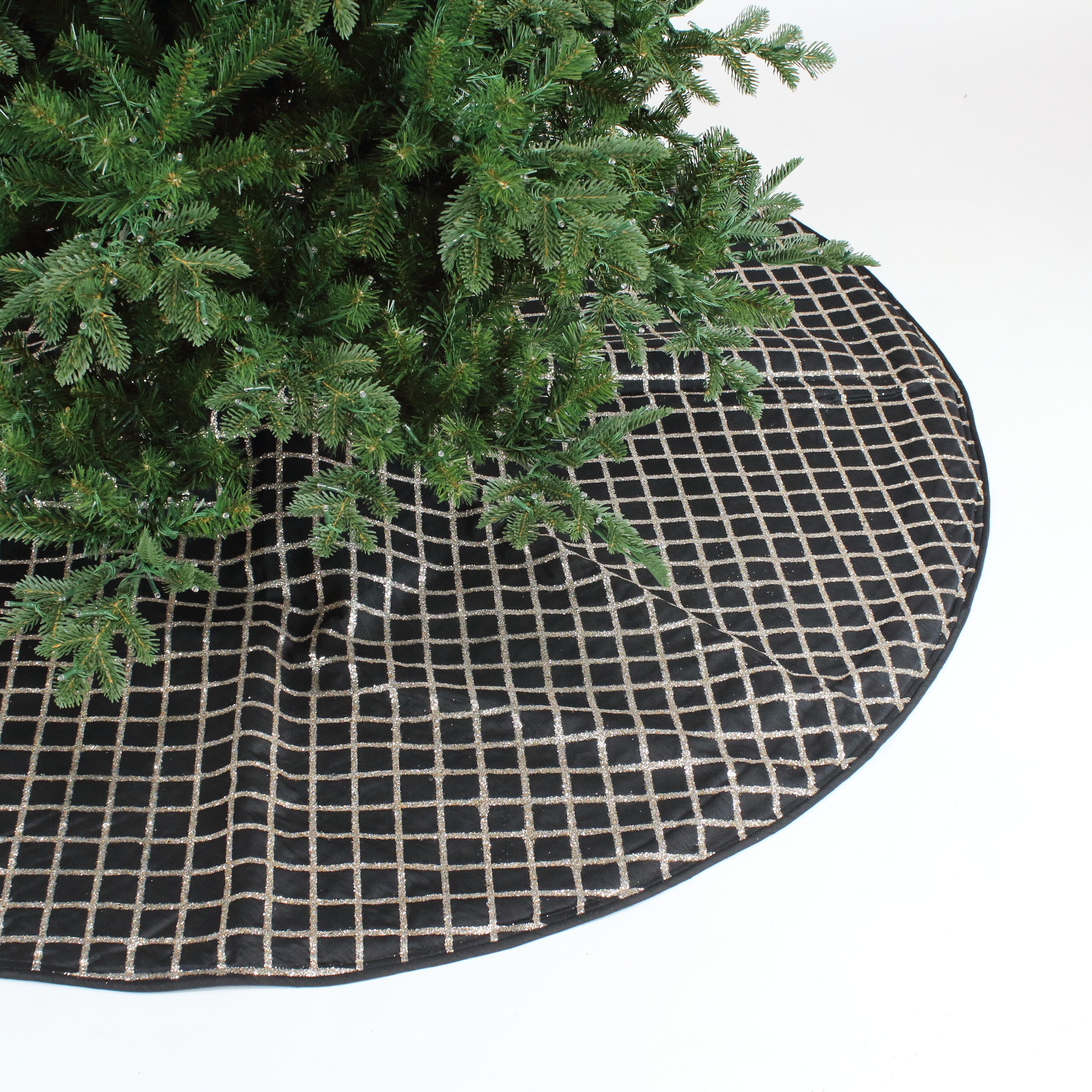 GLITTER LATTICE TREE SKIRT (IN STOCK)