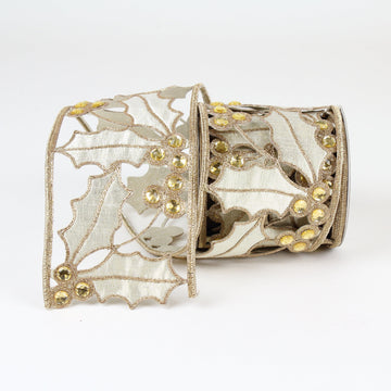 Buy platinum-and-gold HOLLY LACE RIBBON (PREORDER)