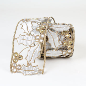Buy silver-gold HOLLY LACE RIBBON (PREORDER)