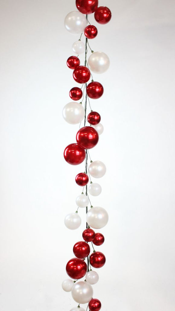 BALL GARLAND CANDY APPLE (IN STOCK)