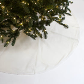 Buy white VELVET TREE SKIRT (IN STOCK)