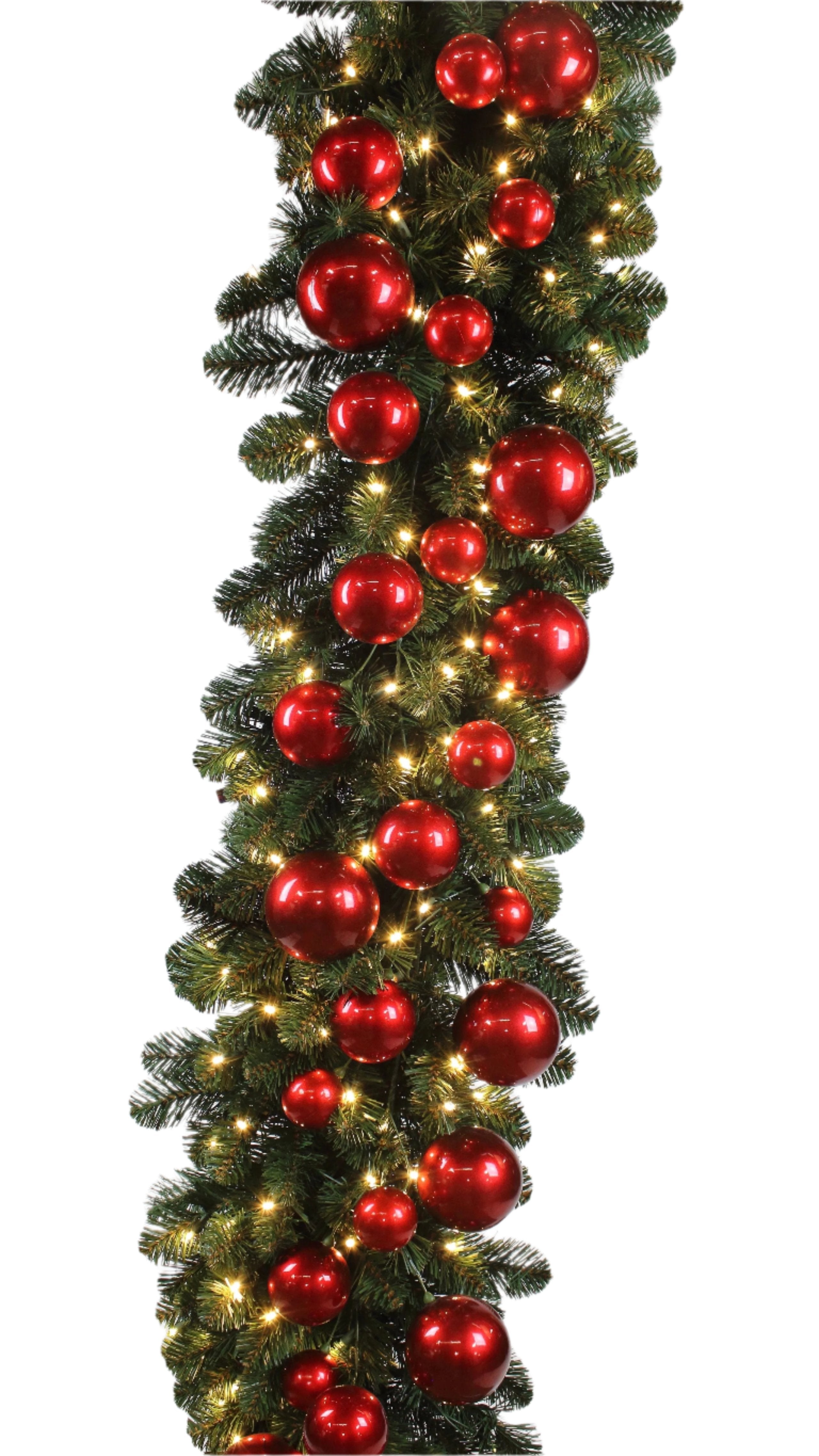 BALL GARLAND CANDY APPLE (IN STOCK)