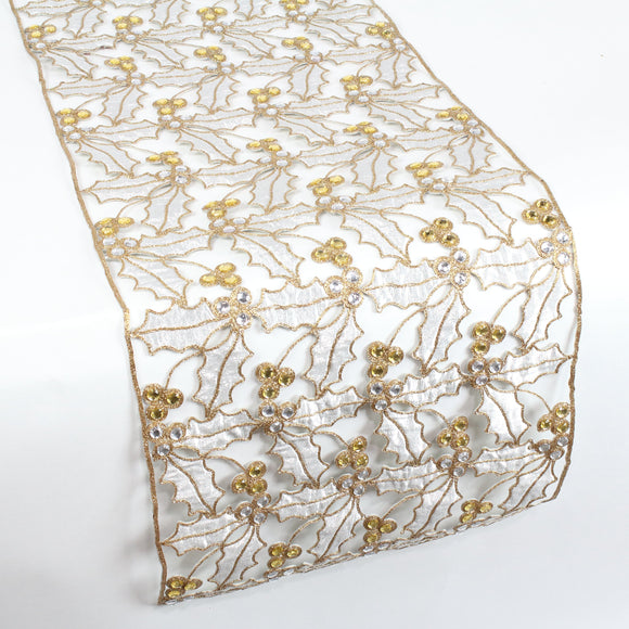 HOLLY LACE RUNNER (IN STOCK)
