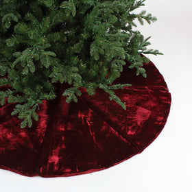 Buy ruby VELVET TREE SKIRT (PREORDER)