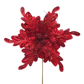 Buy red FANCY FLORAL CLIP (IN STOCK)