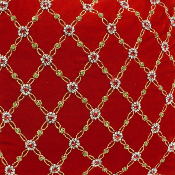 FLORAL JEWEL STOCKING (IN STOCK)