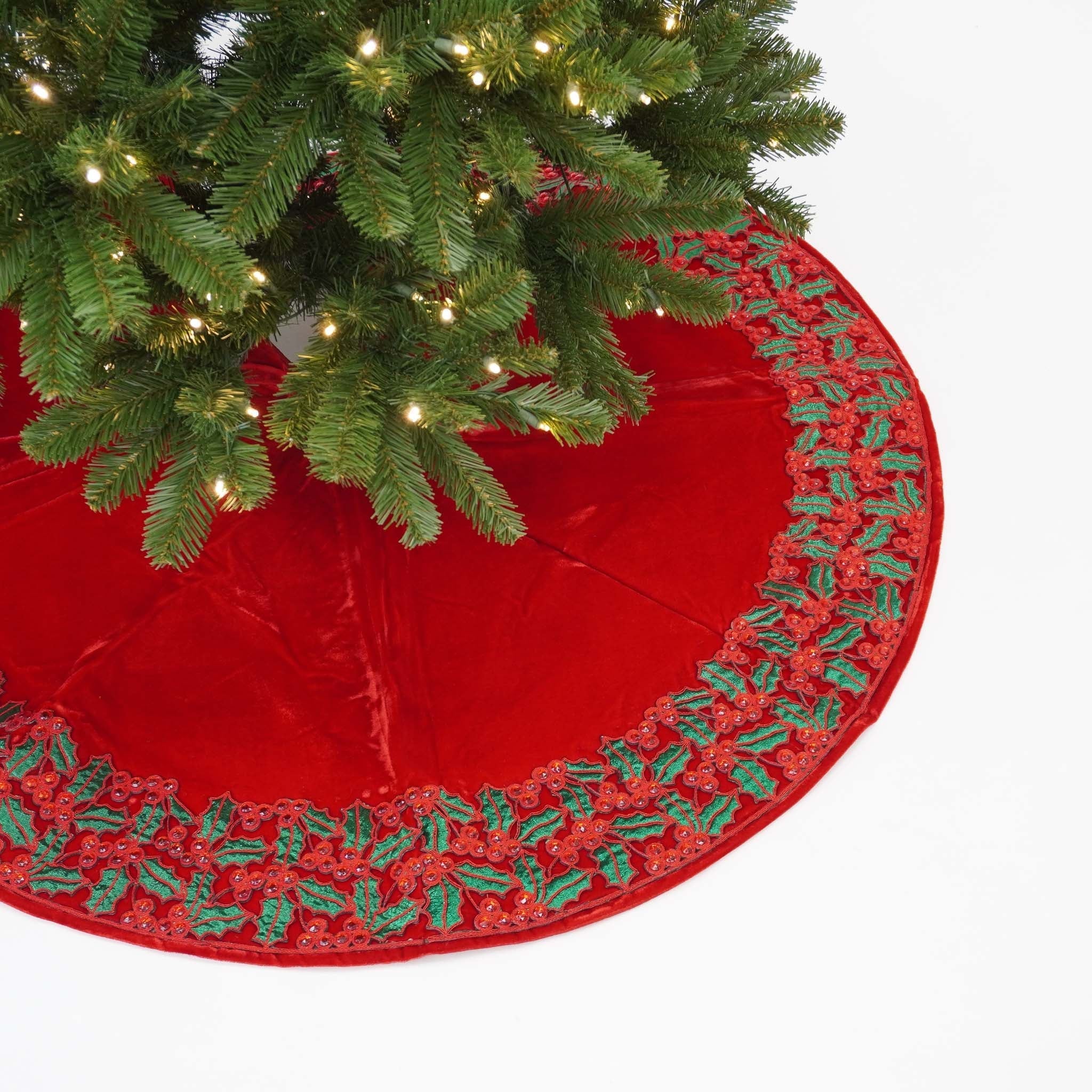 HOLLY LACE TREE SKIRT (IN STOCK)