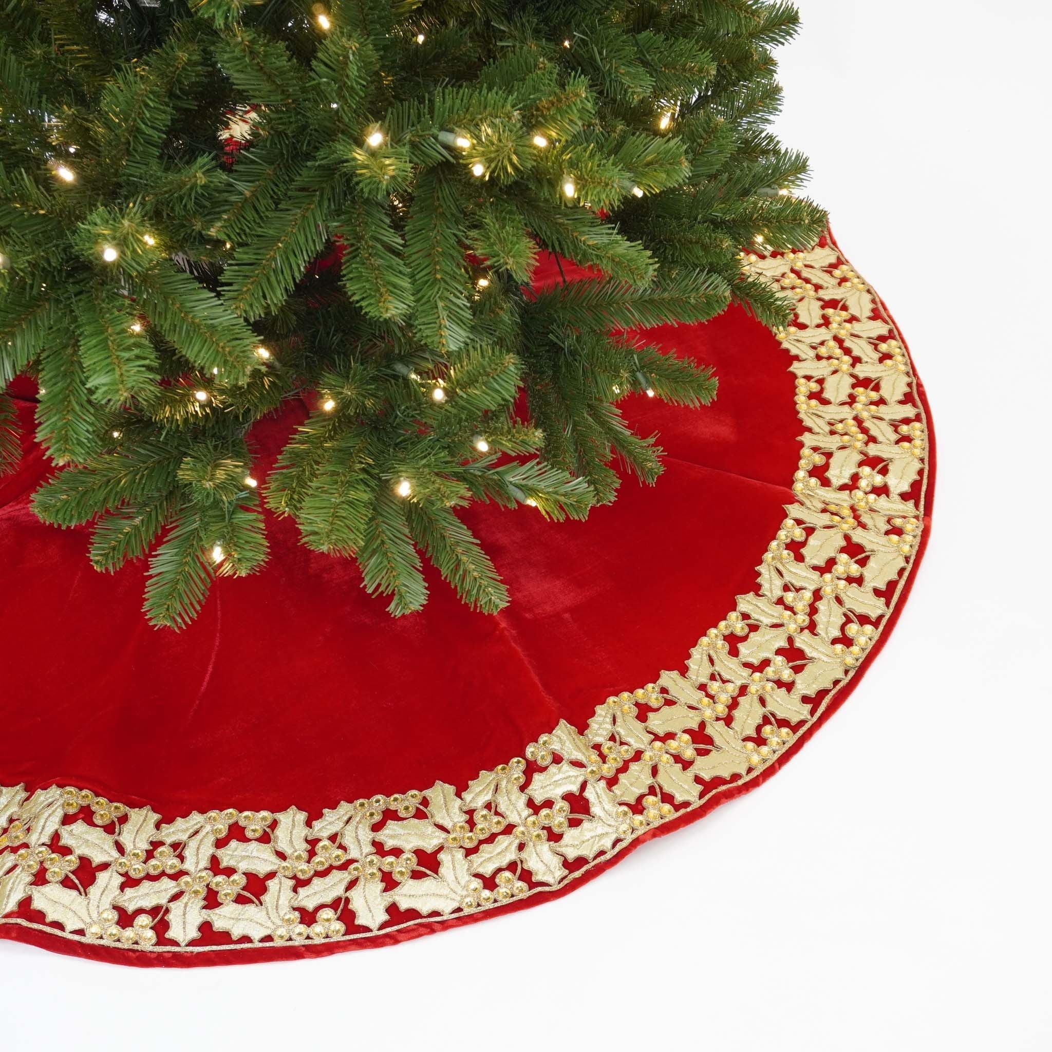 HOLLY LACE TREE SKIRT (IN STOCK)