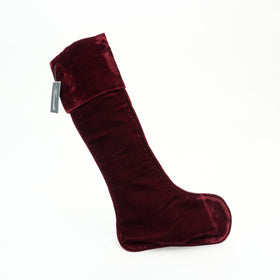 Buy burgundy VELVET  STOCKING (IN STOCK)