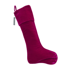 Buy hot-pink VELVET  STOCKING (IN STOCK)