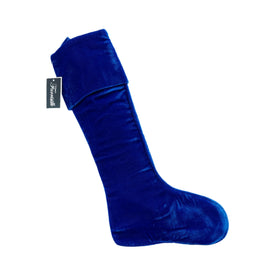 Buy royal-blue VELVET  STOCKING (IN STOCK)