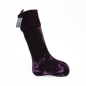 Buy amethyst VELVET  STOCKING (IN STOCK)