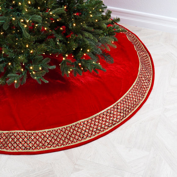 FLORAL GEM TREE SKIRT (PREORDER)