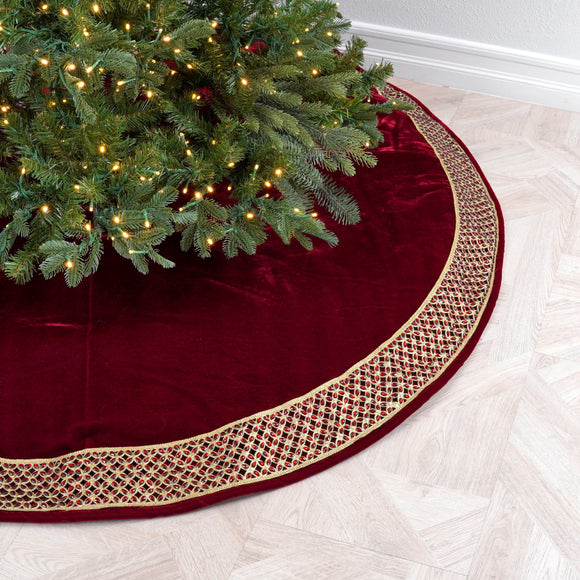 FLORAL GEM TREE SKIRT (PREORDER)