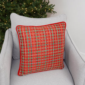 WINDOW PLAID PILLOW (PREORDER)
