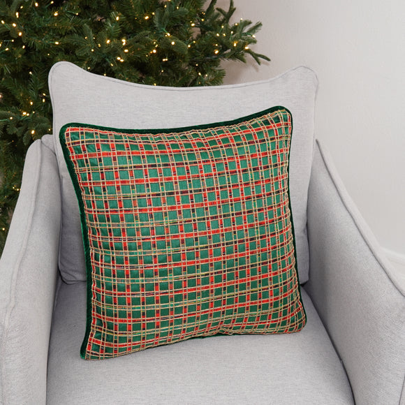 WINDOW PLAID PILLOW (PREORDER)