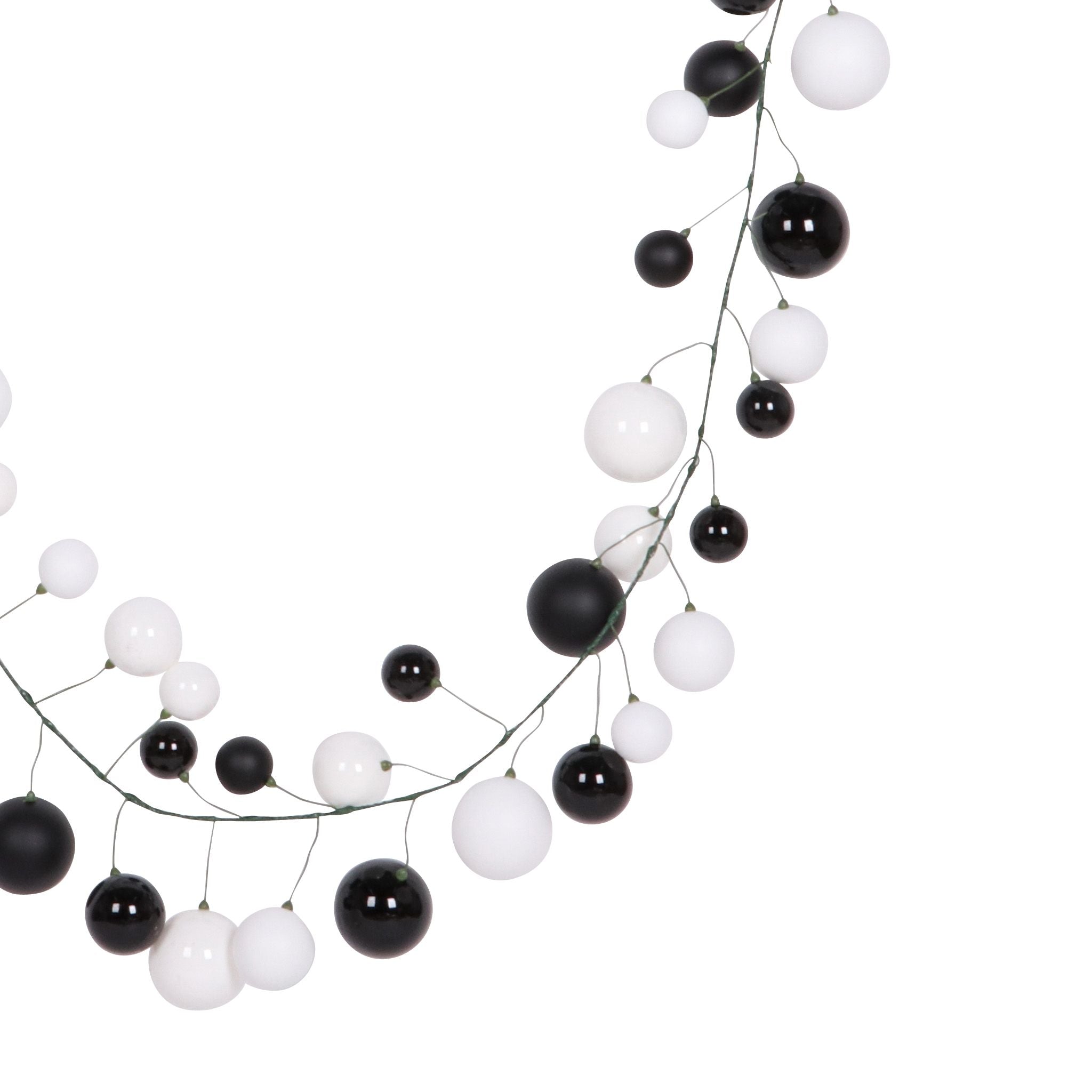 BALL GARLAND MATTE & SHINY (IN STOCK)