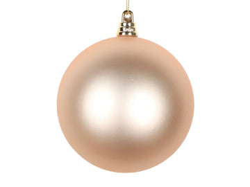 CHAMPAGNE MATTE ORNAMENTS (IN STOCK)