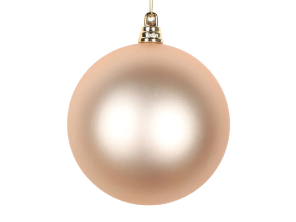 CHAMPAGNE MATTE ORNAMENTS (IN STOCK)