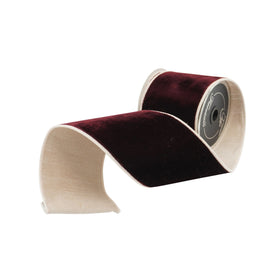 Buy burgundy-and-rose 2 TONE VELVET 4" (PREORDER)