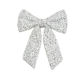 Buy white FLASHY SEQUIN BOW (PREORDER)