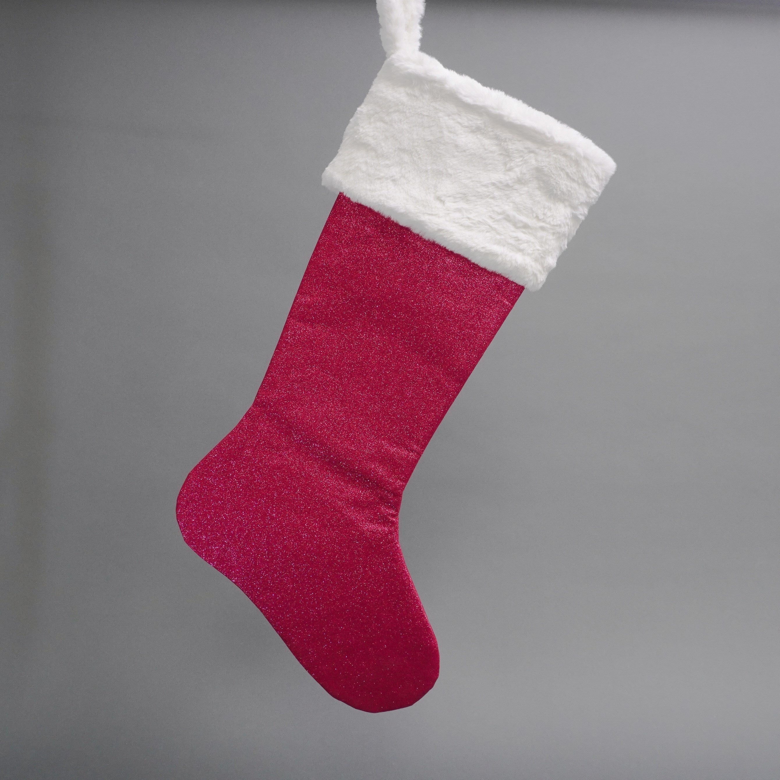 CANDY GLITTER STOCKING (IN STOCK)