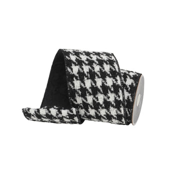 Buy black-white KNIT HOUNDSTOOTH (IN STOCK)
