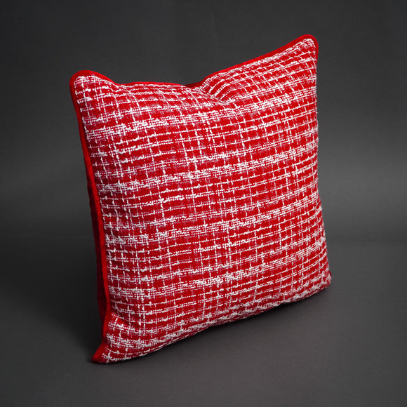 SANTA TWEED PILLOW (IN STOCK)