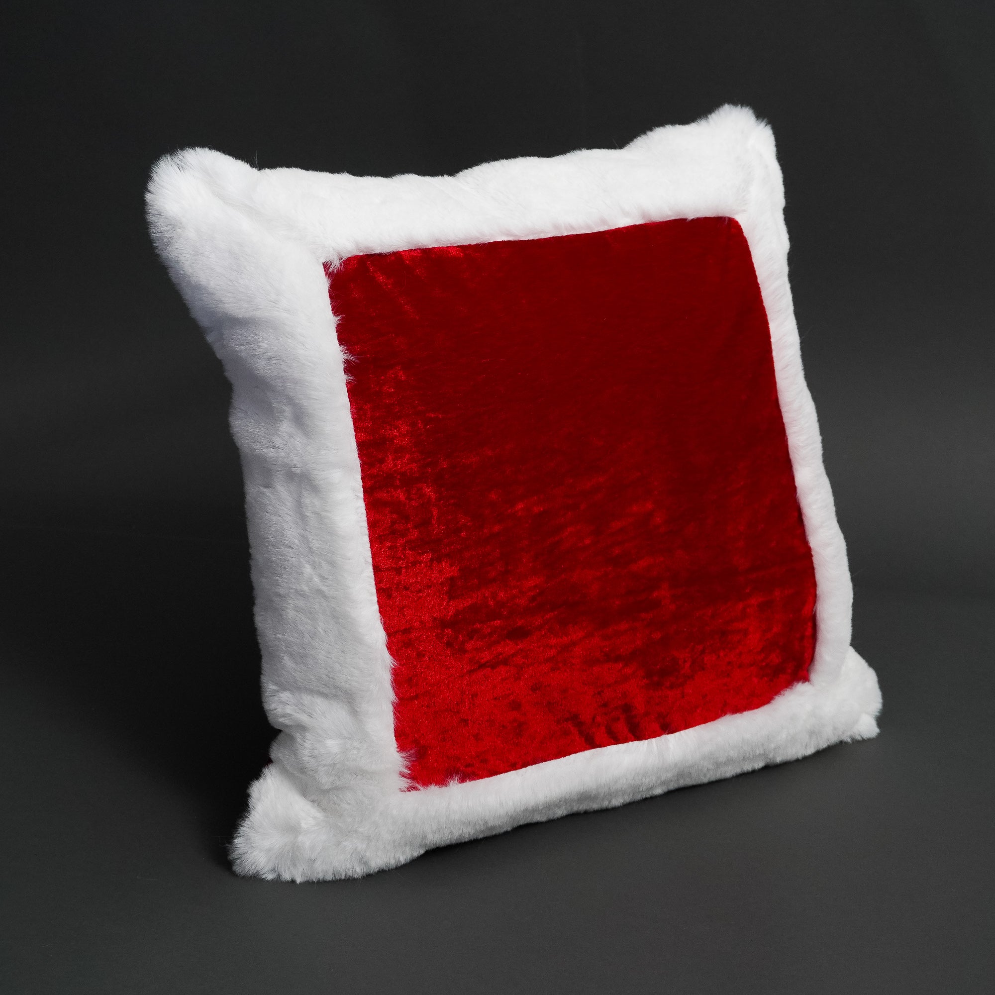 SANTA SQUARE PILLOW  (IN STOCK)