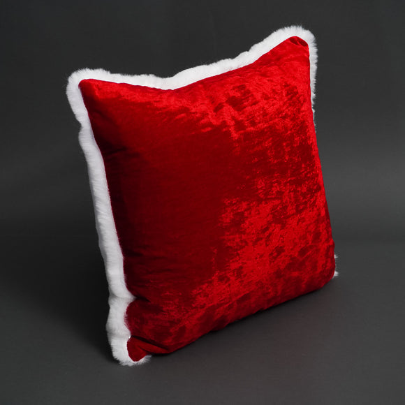 SANTA SQUARE PILLOW  (IN STOCK)