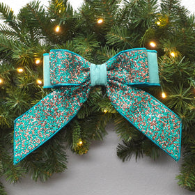 Buy teal CRYSTAL BOW (IN STOCK)