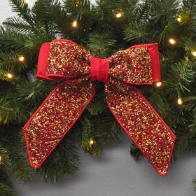 Buy red-gold CRYSTAL BOW (IN STOCK)